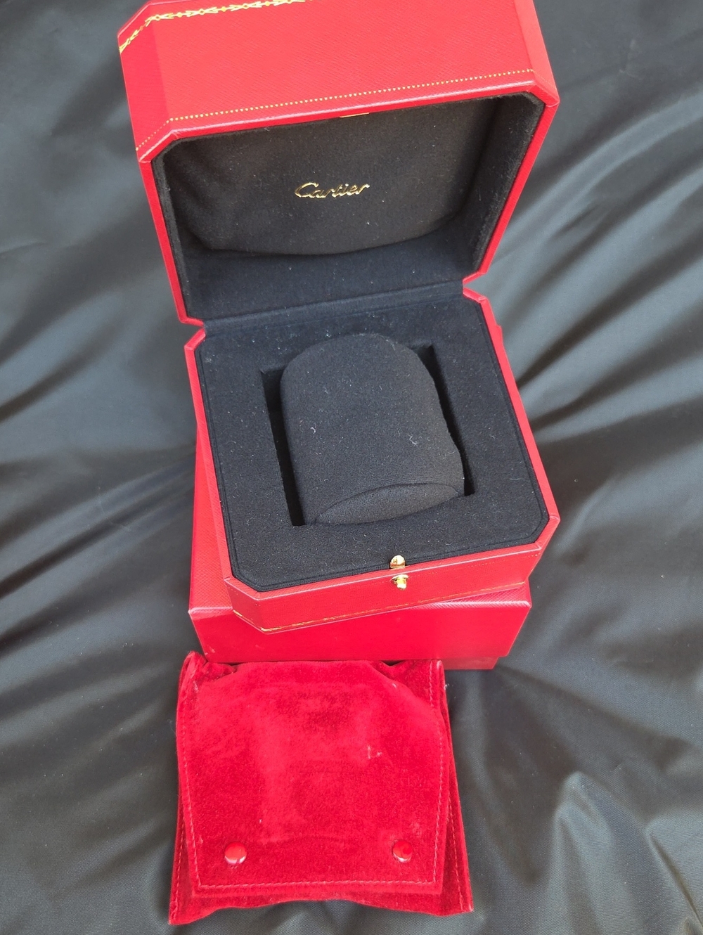 Cartier Red and Black Watch Presentation Box